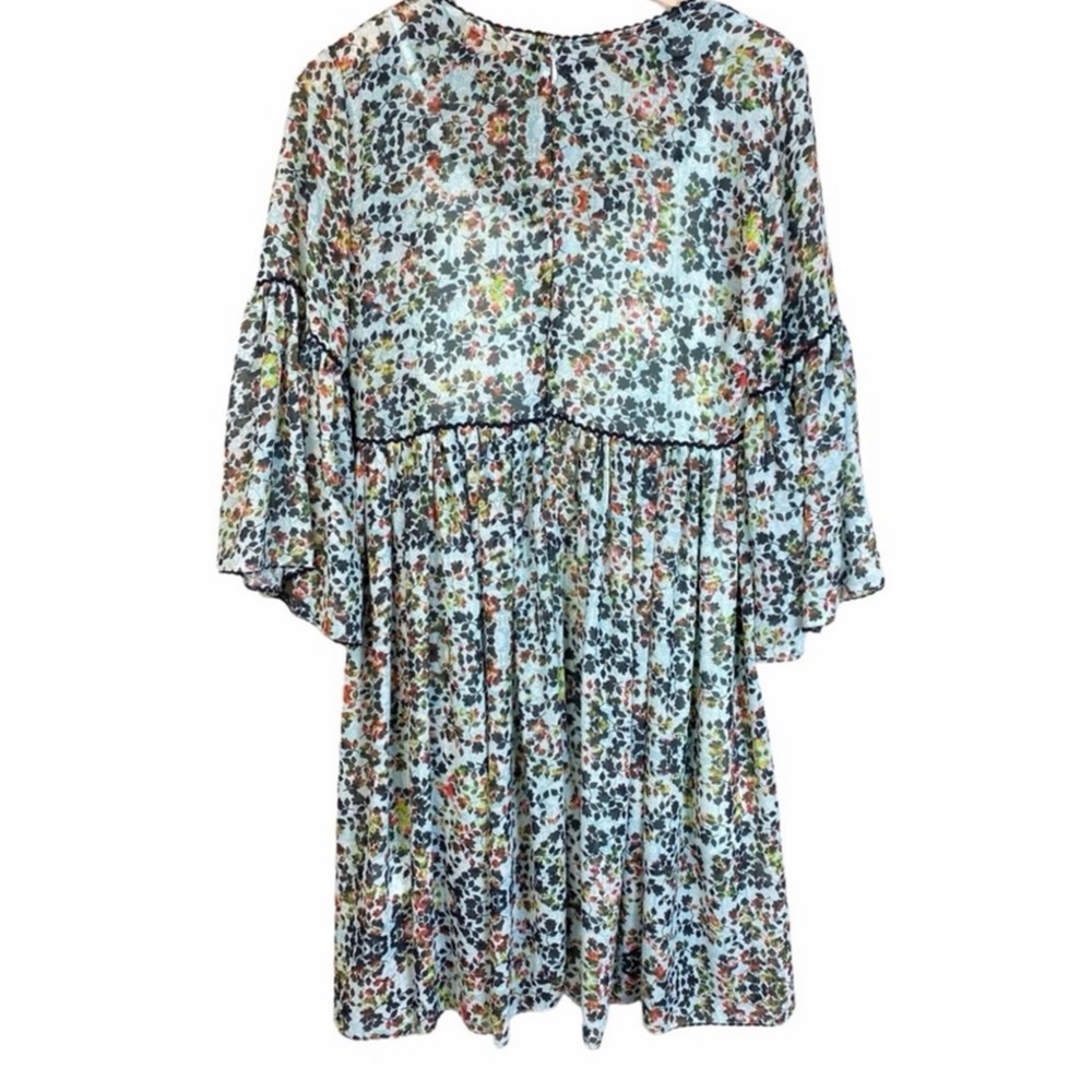 Anthropologie Bhanuni by Javoti Libra Floral Dress Size 4 - Picture 6 of 16